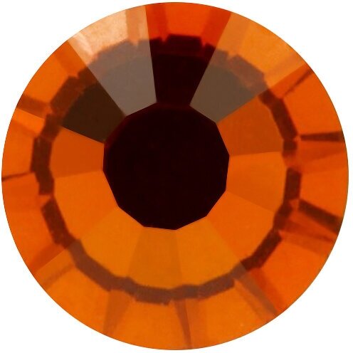 Страз клеевой "PRECIOSA" 438-11-612 i SS10 цветн. 2.7 мм стекло в пакете апельсин (sun 90310) 5 штук