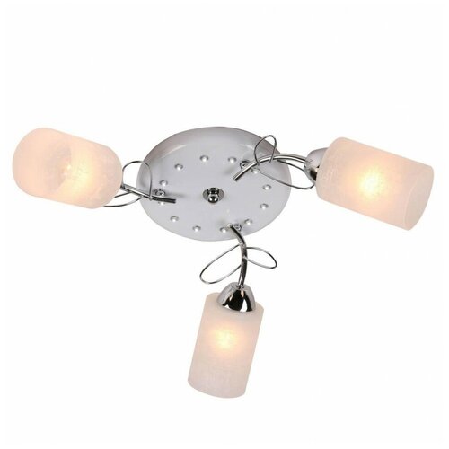 Люстра IDLamp Alda 841/3PF-LEDWhitechrome, E27, 180 Вт, кол-во ламп: 3 шт., цвет: серый