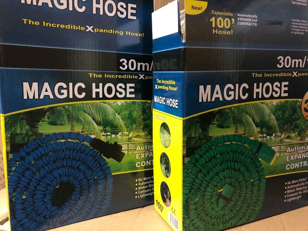 Комплект для полива XHOSE Magic Hose (с распылителем), 3/4" (19 мм), 30 м - фотография № 2