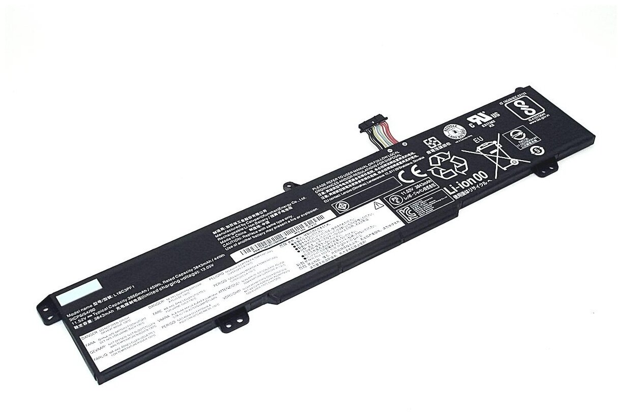 Аккумуляторная батарея для ноутбука Lenovo IdeaPad L340-17 (L18C3PF1) 11.52V 3950mAh