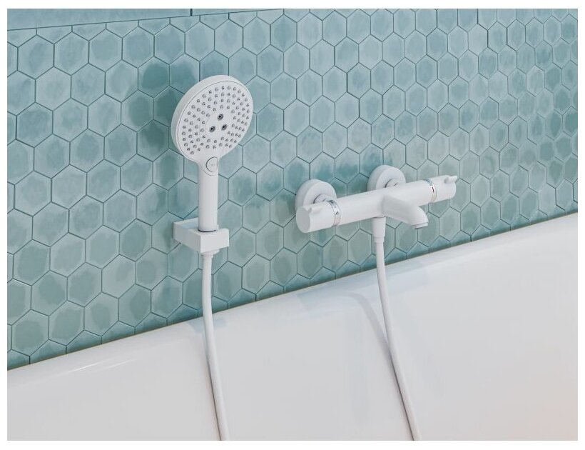 Держатель для душа Hansgrohe Porter E 28387700 матовый белый