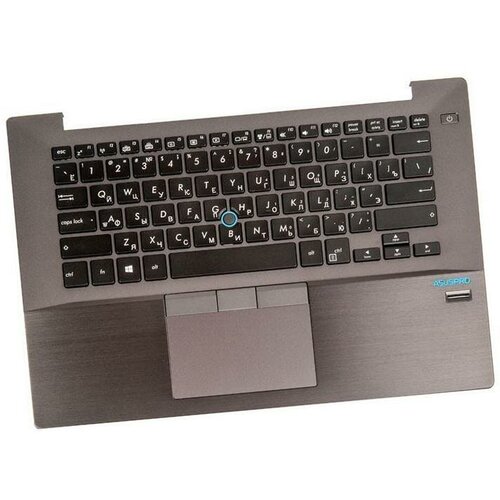 Клавиатура (keyboard) для ноутбука Asus BU403UA-1A с топкейсом и подсветкой черная 90NX00F1-R31RU0 клавиатура топ панель для ноутбука asus n550 g550jk g750 n750 черная с черным топкейсом и подсветкой