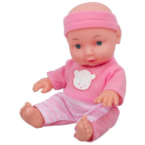 Кукла-пупс 20 см, можно купать, цвет розовый (MS09101E)