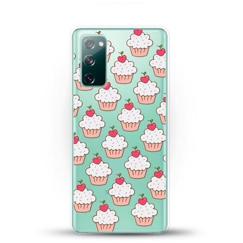 фото Силиконовый чехол капкейки на samsung galaxy s20fe (fan edition) andy & paul