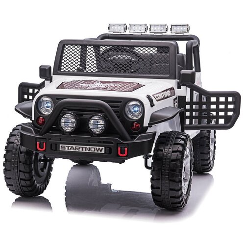 Детский электромобиль джип XMX с полным приводом (белый, EVA, 12V) - XMX618-4WD-WHITE