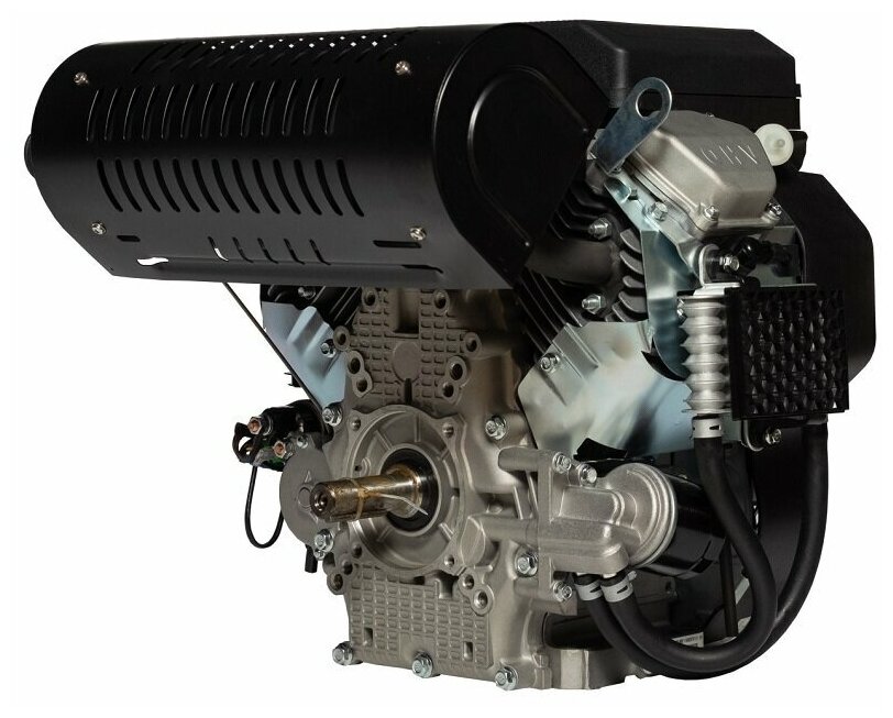 Двигатель бензиновый Loncin LC2V78FD-2 (D type) (24л.с., 678куб. см, V-образн, вал 28.575, электрический старт, катушка 20А) - фотография № 5