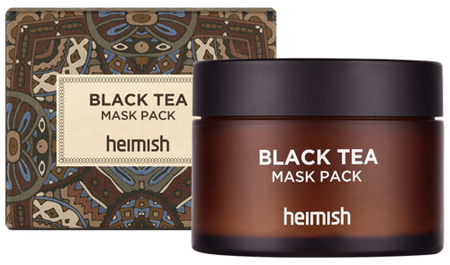 Heimish black tea mask pack - Лифтинг- маска против отеков с экстрактом черного чая