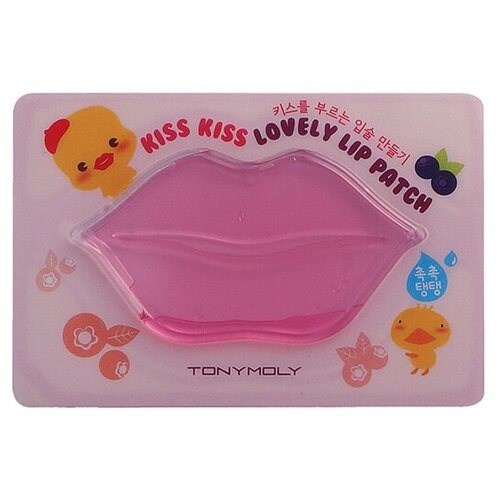 TONY MOLY Kiss Kiss Lovely Lip Patch Гидрогелевая маска для губ