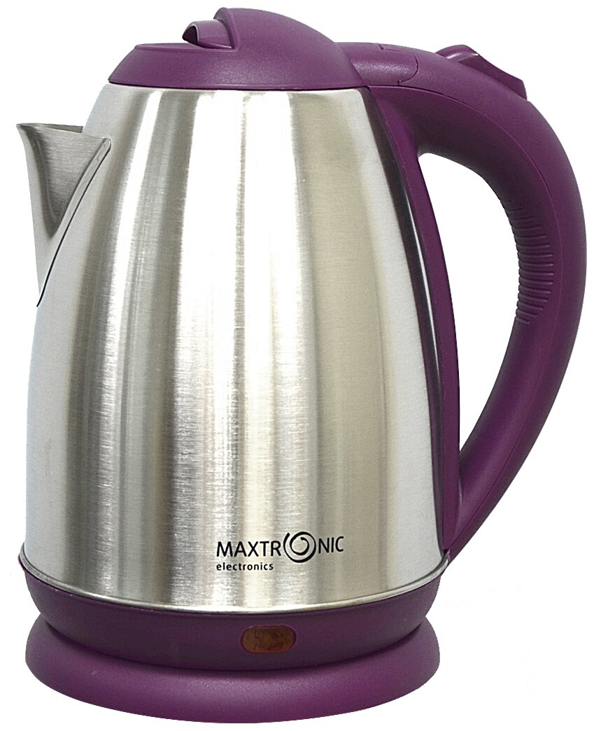 Чайник электрический MAXTRONIC MAX-202, 1800Вт, 1,8л, бордовый БИТ - фото №1