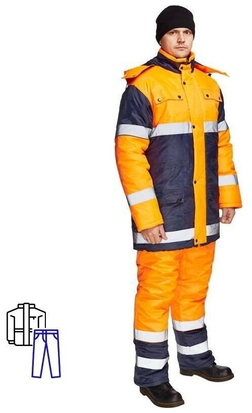 Костюм зимний Спектр-1 кур/бр.(р.64-66)р.182-188