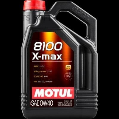 MOTUL 104533 Масо моторное 8100 X-MAX LL-01синт.5 0W40 MOTUL