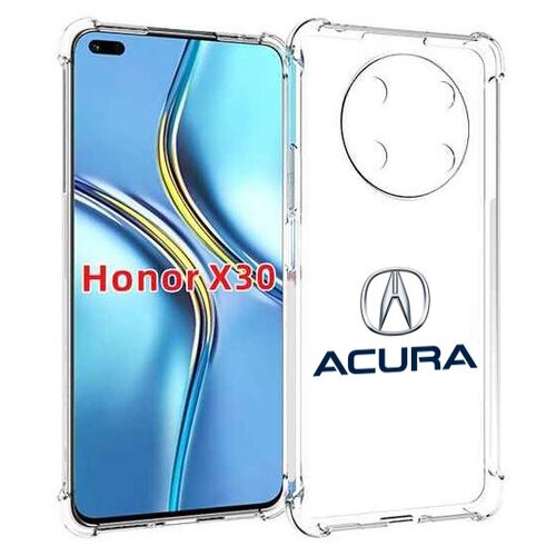 Чехол MyPads acura-акура-2 для Honor X30 / Magic4 Lite 5G задняя-панель-накладка-бампер чехол mypads acura акура 2 для motorola moto x30 pro задняя панель накладка бампер