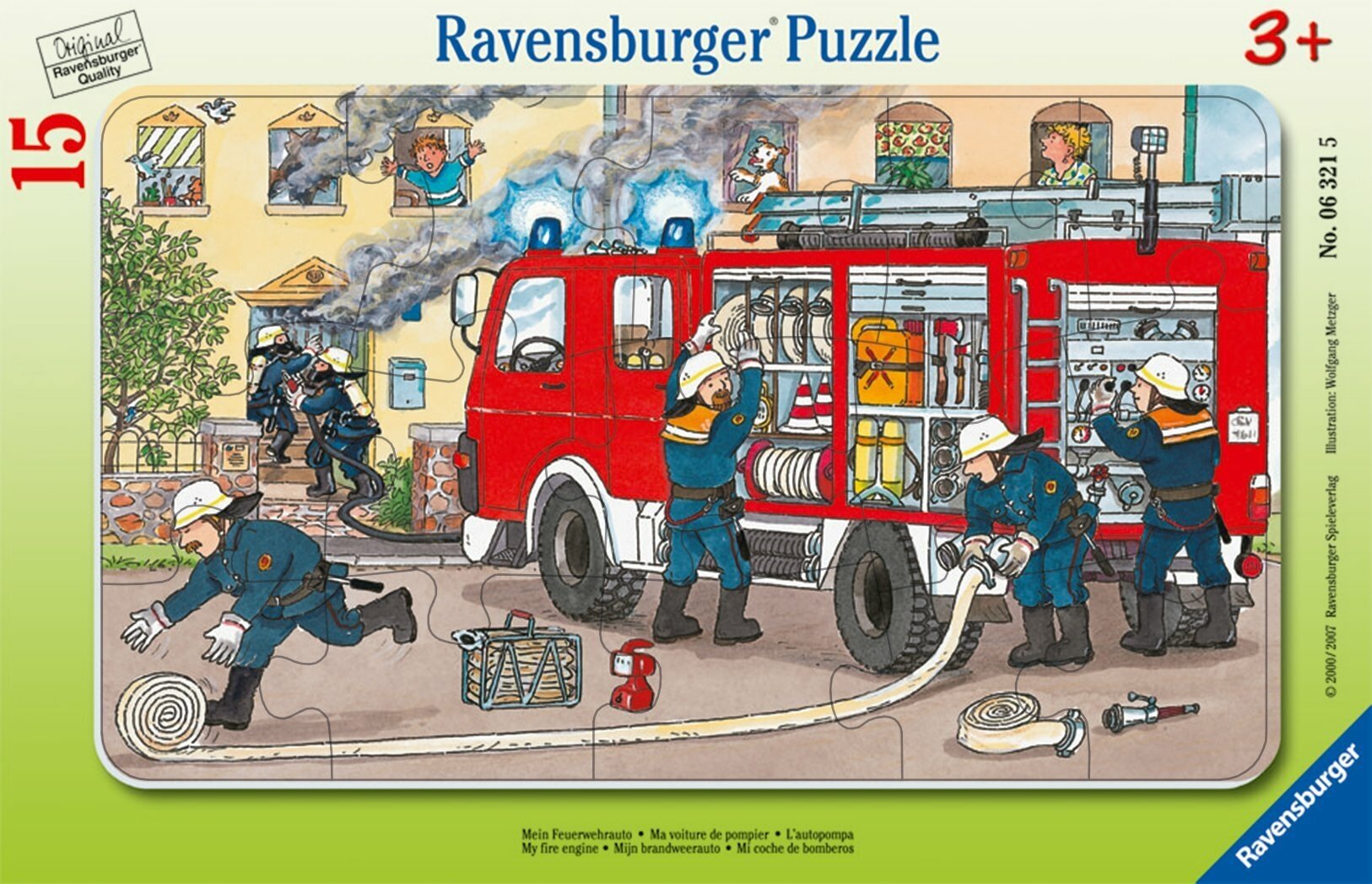 Пазл Ravensburger «Пожарная машина», 15 эл.