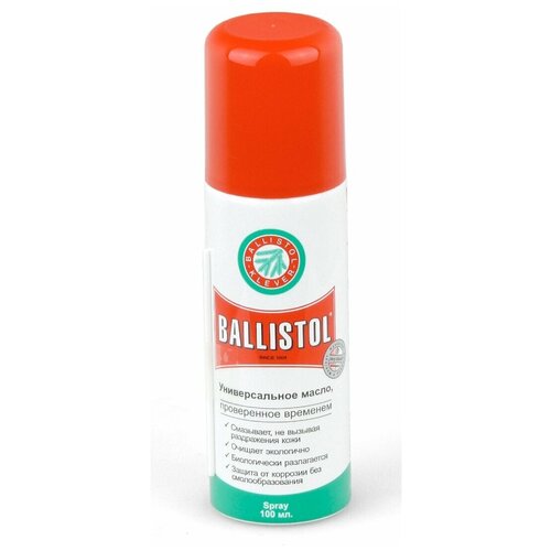 Масло оружейное Ballistol spray, 100 мл масло оружейное нейтральное brush 100 мл