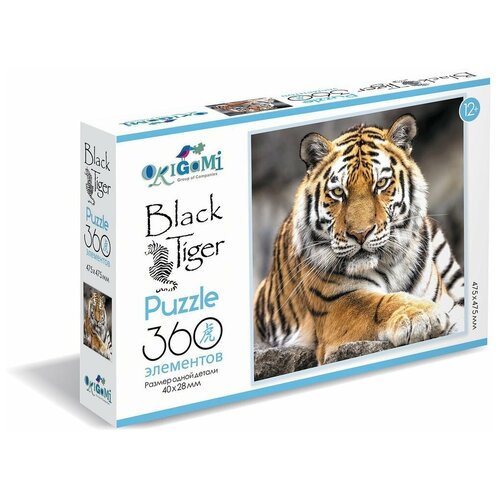 пазл 360 хищная красота 2022 год тигра Пазлы 300-499 эл. (8-9 лет) Оригами Пазл 360эл Царственный тигр