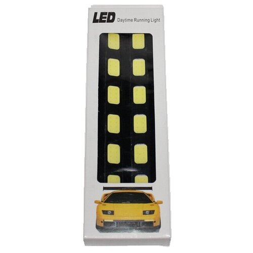 Огни ходовые COB DRL-18 см, 2х6 диодов, 12V