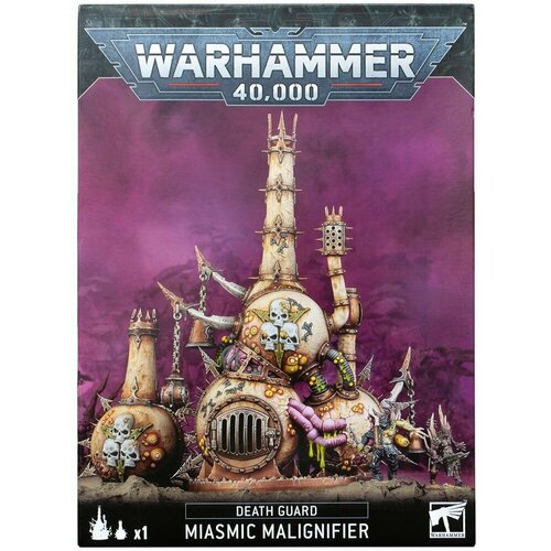 Миниатюра для настольной игры Warhammer 40 000-Death Guard Miasmic Malignifier набор миниатюр для настольной игры warhammer 40 000 death guard plague marines