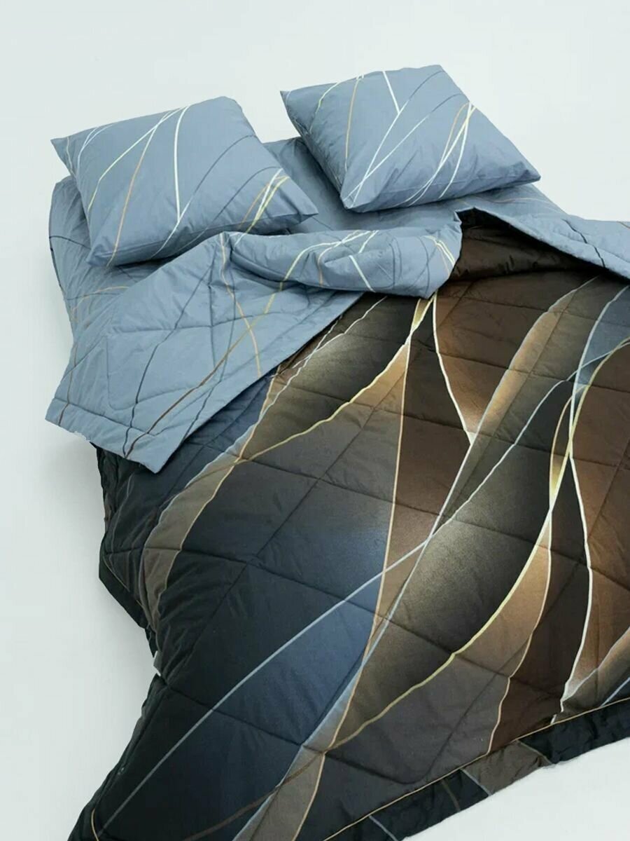 Комплект с одеялом DonCotton "Поток", 1.5 спальный - фотография № 3