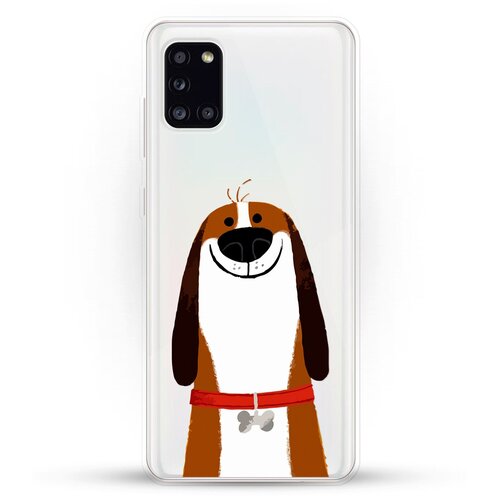фото Силиконовый чехол хороший бигль на samsung galaxy a31 andy & paul