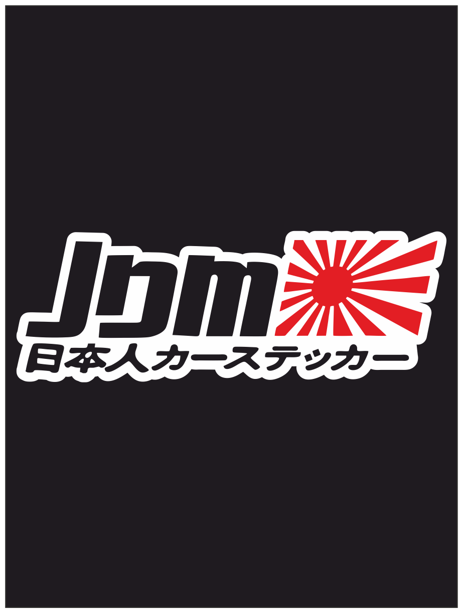 Наклейка на авто "Jdm style флаг" 20х7 см