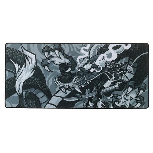 Коврик ZET GAMING GM-XL Asia Dragon Black and White (XL) серый