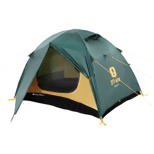 Палатка трекинговая двухместная Btrace Cloud 2, зеленый палатка трекинговая двухместная norfin smelt 2 alu серый зеленый
