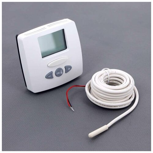 Термостат комнатный WATTS WFHT-LCD электронный 24 В, NO/NC сервопривод, датчик пола