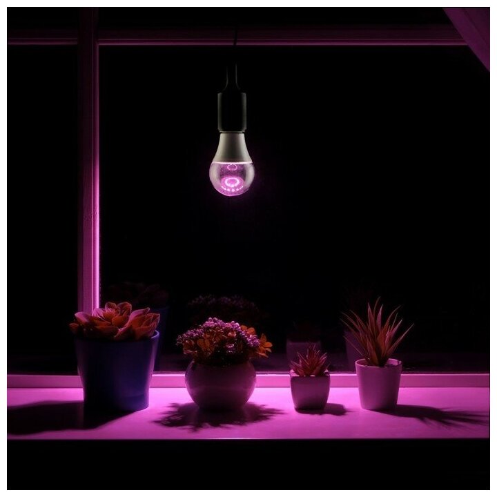 Luazon Lighting Светодиодная лампа для растений ( фитолампа ) Luazon 12 Вт, E27, 220В - фотография № 9