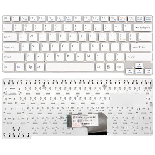 Клавиатура для ноутбука SONY VGN-CW US белая 1400₽