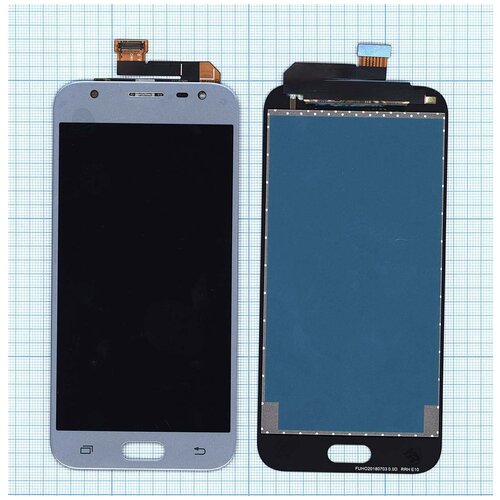 Дисплей для Samsung Galaxy J3 (2017) SM-J330 (TFT) синий экран дисплей для samsung j600f galaxy j6 2018 в сборе с тачскрином черный tft с регулировкой яркости