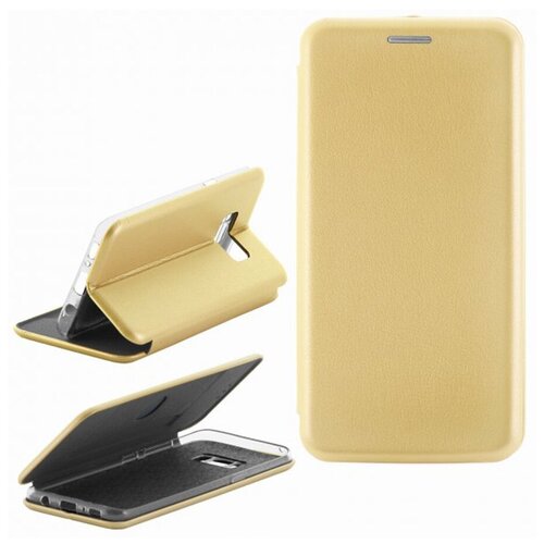 фото Чехол книжка samsung galaxy s8 plus derbi open book-2 золотой