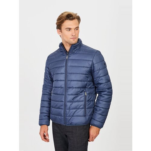 Куртка Baon демисезонная, подкладка, карманы, размер 3XL, синий