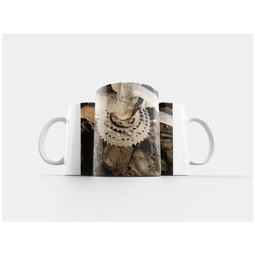 фото Кружка "коробка передач, велосипед, ржавчина" 320 мл lotsprints