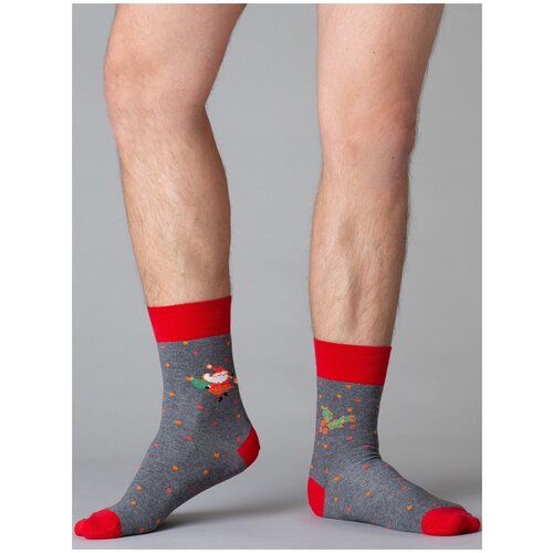 фото Носки giulia, размер 39-42, серый