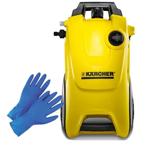 фото Аппарат высокого давления karcher k4 pure + прочные латексные перчатки