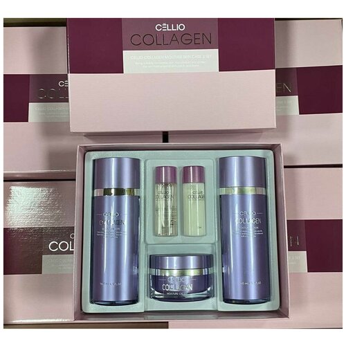 Набор по уходу за кожей Cellio Collagen Moisture Skin Care 3set