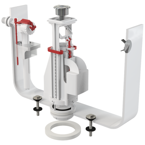 Комплект арматуры AlcaPLAST SA08A 1/2 CHROM комплект арматуры alcaplast sa08s 1 2 chrom