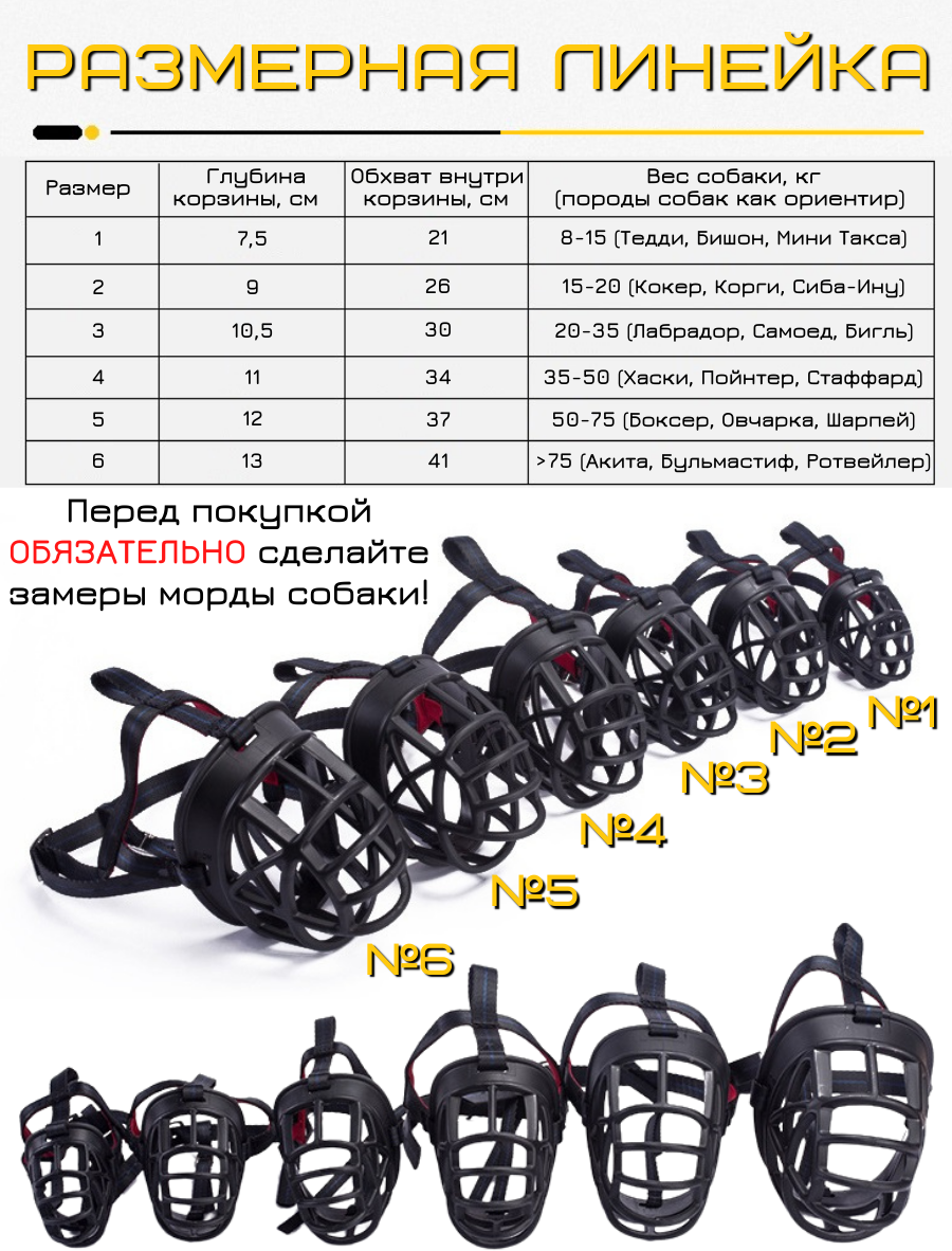 Намордник для средних собак, для пород корги, хаски, немецкой овчарки, сиба ину, самоеда, миттельшнауцера, размер №3 (L), черный - фотография № 10