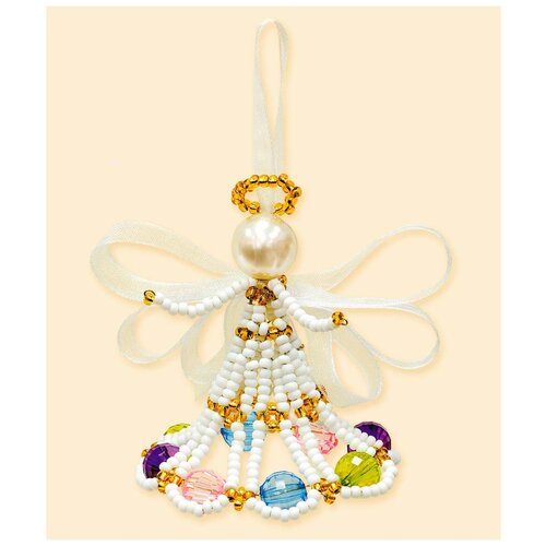 фото Б175 набор для бисероплетения риолис 'ангел' 6*6см