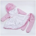 Berjuan Одежда для куклы Берхуан (Бержуан) Девочки в розовом 50 см (Berjuan Vestido Baby Sweet) - изображение
