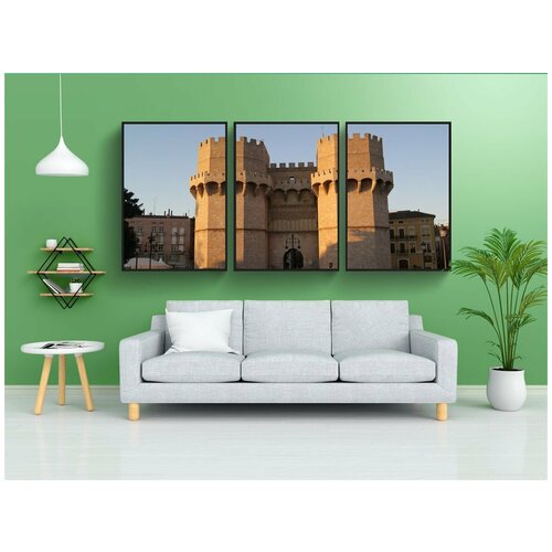 фото Набор модулных постеров для интерьера "архитектуры, башни, валенсия" 60x90 см. в тубусе, без рамки lotsprints