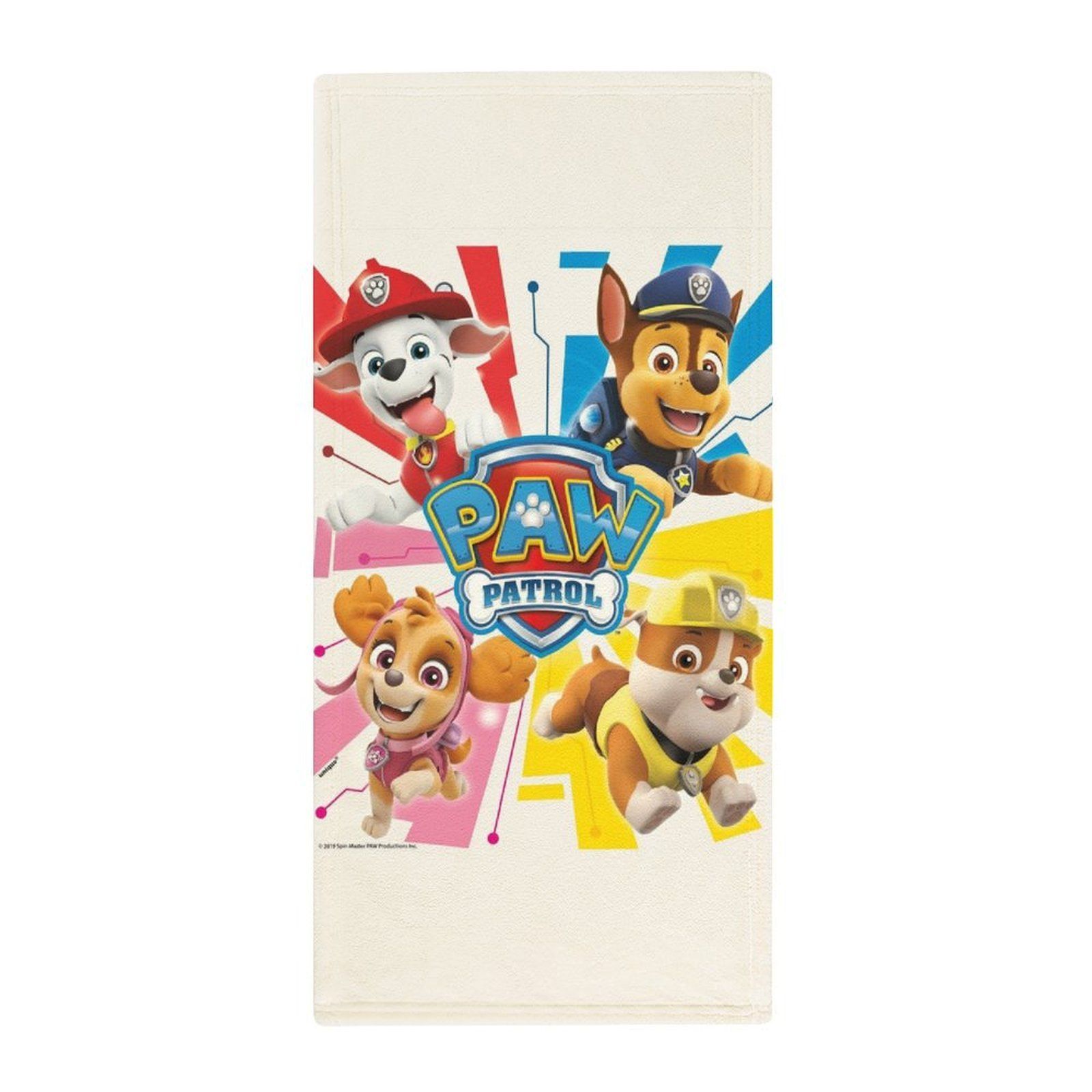 Paw Patrol Полотенце для лица, рук 30x70 см, микрофибра, разноцветный, 1 шт