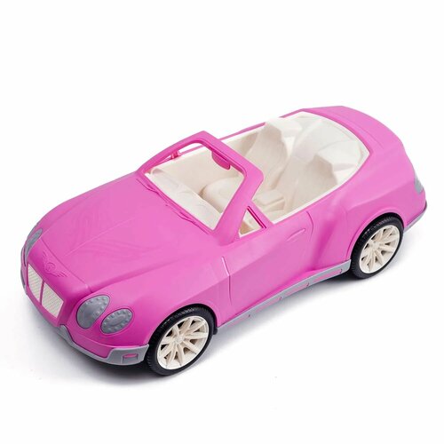 Машина для кукол Нордпласт Кабриолет Нимфа 297 машинка детская кабриолет нимфа розовый автомобиль для кукол размер 44 х 19 х 15 см