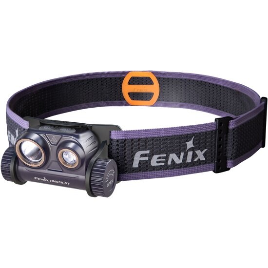 фото Фонарь налобный FENIX HM65R-DT Dual LED 1500 Lm Dark Purple