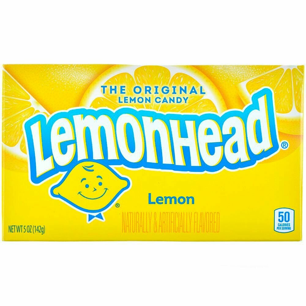 Конфеты карамельные Lemonhead, со вкусом лимона, 142 гр