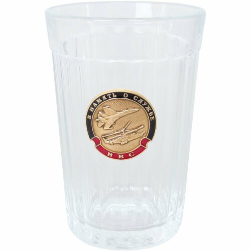 Стакан граненый с символикой ВВС Воздушно-военные силы России В память о службе 950₽