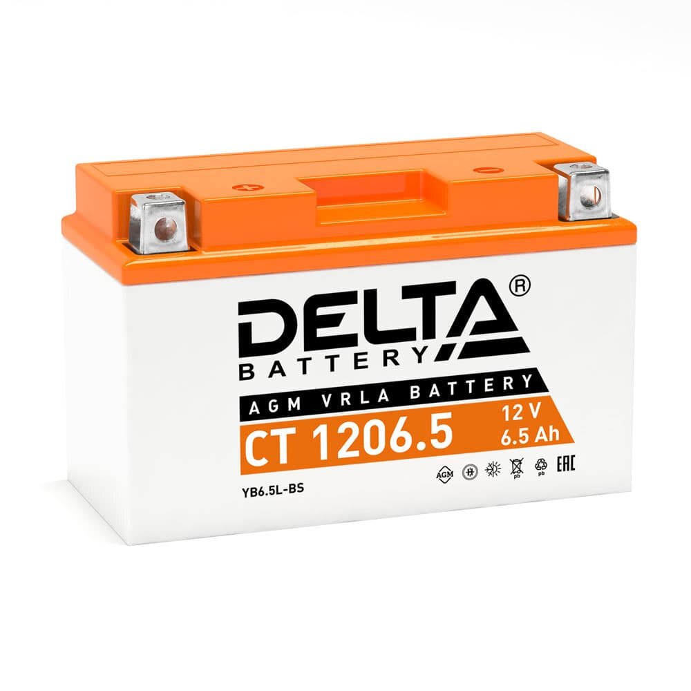 Аккумулятор DELTA Battery CT1206.5 (12V / 6.5Ah / 75A)