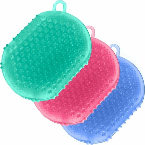 Рукавичка массажная «принцесса» из полимерных материалов