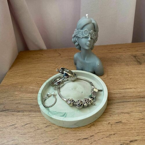 Подставка Пять Башен, 10х2х10 см, зеленый