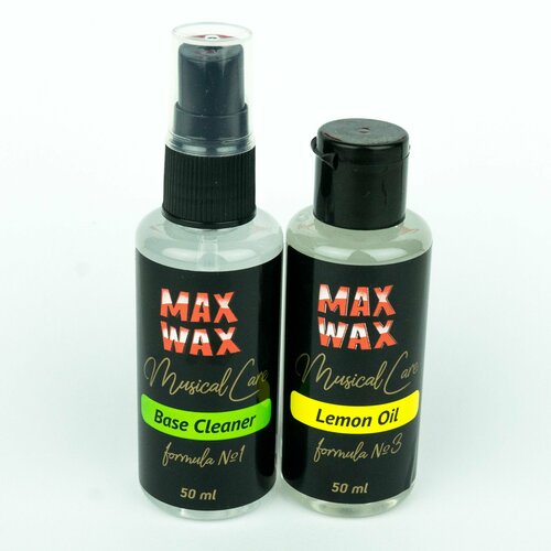 Набор MAX WAX по уходу за инструментами 2 х 50мл лимонное масло для гитар max wax lemon oil